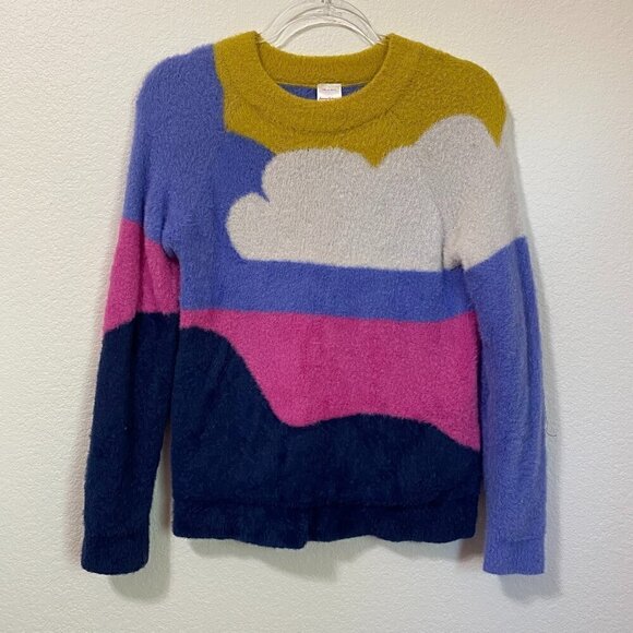 Hanna Andersson Other - Hanna Andersson Fable Sweater Fuzzy Cloud Print Super Soft Size 150cm US 12
